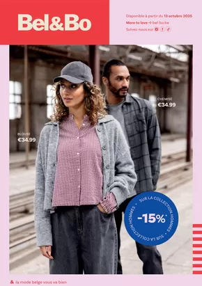Catalogue Bel&Bo à Arlon | Sur La Collection Hommes -15% FR | 2025-10-13T00:00:00.000Z - 2025-10-26T00:00:00.000Z