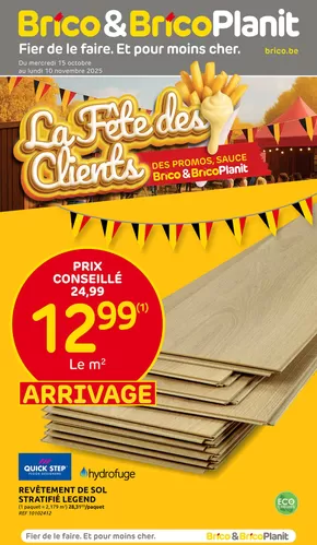 Catalogue Brico Plan-it à Dilbeek | folder Brico Plan-it - FR | 2025-10-14T00:00:00.000Z - 2025-10-28T00:00:00.000Z