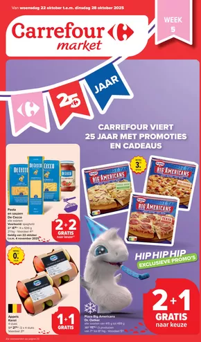 Catalogue Carrefour Market à Charleroi | Market Promoties van de week - NL | 2025-10-22T00:00:00.000Z - 2025-10-28T00:00:00.000Z