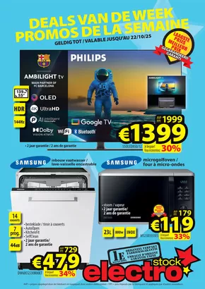 Catalogue ElectroStock à Kinrooi | folder ElectroStock - NL | 2025-10-18T00:00:00.000Z - 2025-11-01T00:00:00.000Z