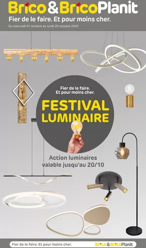 Catalogue Brico Plan-it à Ternat | Notre folder luminaires | 2025-10-19T00:00:00.000Z - 2025-11-02T00:00:00.000Z
