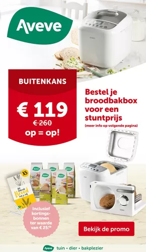 Catalogue AVEVE à Middelkerke | Folder AVEVE - NL | 2025-10-19T00:00:00.000Z - 2025-11-02T00:00:00.000Z