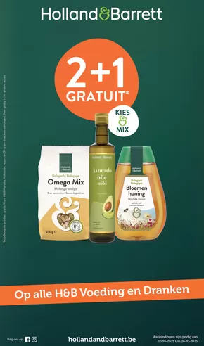 Catalogue Holland & Barrett à Knokke-Heist | Op Alle H&B Voeding En Dranken | 2025-10-20T00:00:00.000Z - 2025-10-26T00:00:00.000Z