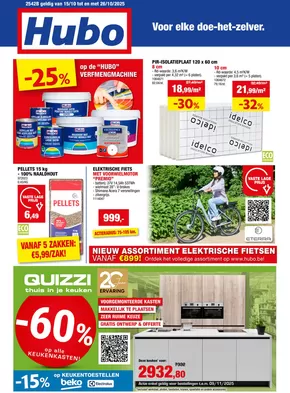 Catalogue Hubo à Ostende | Hubo Folder geldig t.e.m. 26/10/2025 NL | 2025-10-21T00:00:00.000Z - 2025-11-04T00:00:00.000Z