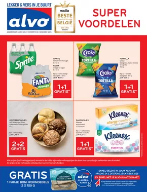 Catalogue Alvo à Bruges | Alvo Onze folder,boordevol aanbiedingen - NL | 2025-10-22T00:00:00.000Z - 2025-11-05T00:00:00.000Z
