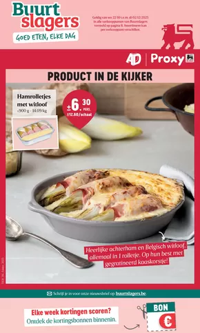 Catalogue Buurtslagers à Audenarde | Product In De Kijker | 2025-10-22T00:00:00.000Z - 2025-12-02T00:00:00.000Z