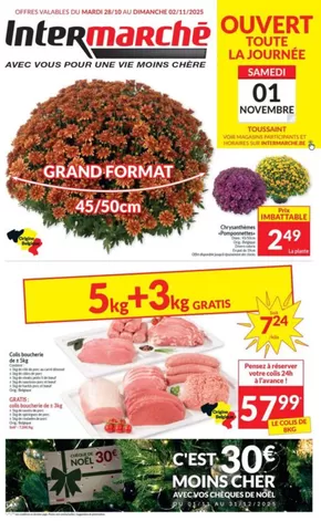 Catalogue Intermarché à Saint-Nicolas | Découvrez notre folder du 28/10 FR | 2025-10-23T00:00:00.000Z - 2025-11-06T00:00:00.000Z