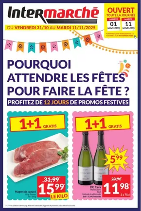 Catalogue Intermarché à Saint-Nicolas | Profitez de 12 jours de promos festives FR | 2025-10-23T00:00:00.000Z - 2025-11-06T00:00:00.000Z