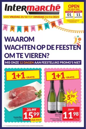 Catalogue Intermarché à Saint-Nicolas | Mis onze 12 dagen aan feestelijke promo’s niet NL | 2025-10-23T00:00:00.000Z - 2025-11-06T00:00:00.000Z