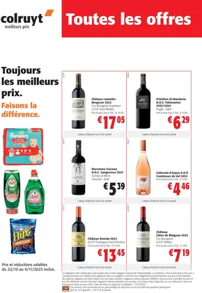 Catalogue Colruyt | Large sélection d'offres | 2025-10-23T00:00:00.000Z - 2025-11-06T00:00:00.000Z