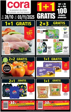 Catalogue Cora à Châtelet | folder Cora | 2025-10-25T00:00:00.000Z - 2025-11-08T00:00:00.000Z