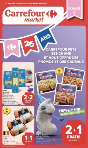 Catalogue Carrefour Market à Mouscron | folder Carrefour Market | 2025-10-22T00:00:00.000Z - 2025-10-28T00:00:00.000Z