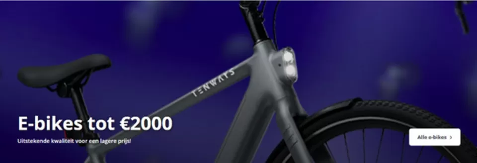 Catalogue Fietsenwinkel à Louvain | E-Bikes | 2025-10-27T00:00:00.000Z - 2025-11-17T00:00:00.000Z