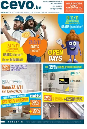 Catalogue Cevo à Roulers | Folder 13 | 2025-10-30T00:00:00.000Z - 2025-11-19T00:00:00.000Z