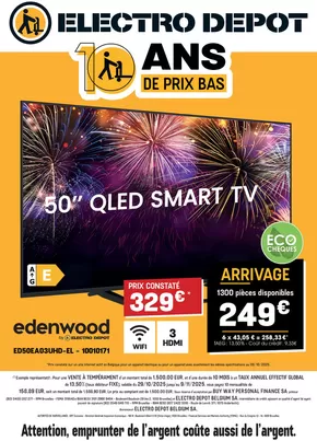 Catalogue Electrodepot à Poperinge | Folder FR | 2025-10-30T00:00:00.000Z - 2025-11-09T00:00:00.000Z