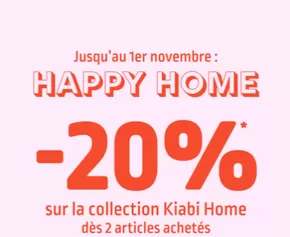 Catalogue Kiabi à Mons | -20% | 2025-10-30T00:00:00.000Z - 2025-11-13T00:00:00.000Z