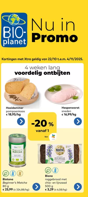 Catalogue Bio Planet à Tinlot | Folder Bio Planet | 2025-10-22T00:00:00.000Z - 2025-11-04T00:00:00.000Z