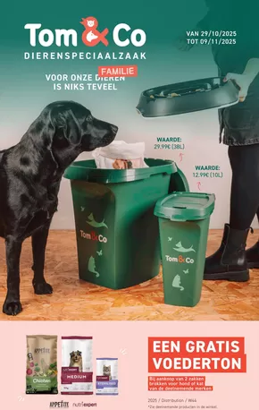 Catalogue Tom & Co à Oosterzele | Dépliant Tom & Co - NL | 2025-10-29T00:00:00.000Z - 2025-11-09T00:00:00.000Z