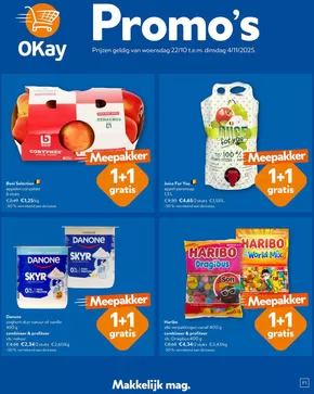 Catalogue OKay Supermarkt à Tinlot | Volgende folder - NL | 2025-10-22T00:00:00.000Z - 2025-11-04T00:00:00.000Z