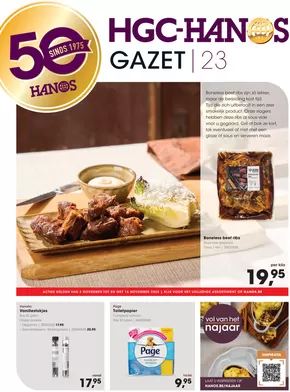 Catalogue Hanos à Malines | Gazet 23 | 2025-11-03T00:00:00.000Z - 2025-11-16T00:00:00.000Z