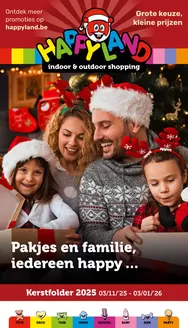 Catalogue Happyland à Bruxelles | Kerstfolder 2025 | 2025-11-03T00:00:00.000Z - 2026-01-03T00:00:00.000Z
