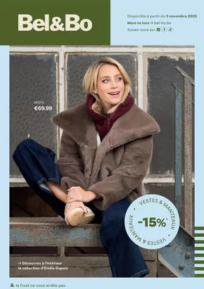 Catalogue Bel&Bo à Liège | Collection Vestes | 2025-11-03T00:00:00.000Z - 2025-11-16T00:00:00.000Z