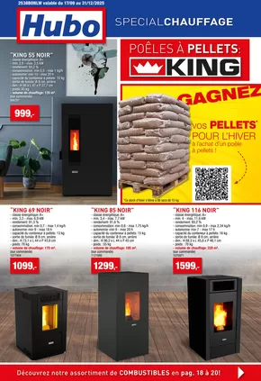Catalogue Hubo à Florenville | Hubo Special chauffage FR | 2025-09-17T00:00:00.000Z - 2025-12-31T00:00:00.000Z