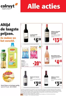 Catalogue Colruyt à Genk | Économisez maintenant avec nos offres | 2025-11-05T00:00:00.000Z - 2025-11-18T00:00:00.000Z