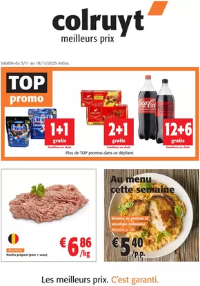 Catalogue Colruyt à Ypres | Promotions spéciales en cours | 2025-11-05T00:00:00.000Z - 2025-11-18T00:00:00.000Z