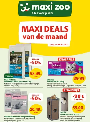 Catalogue Maxi Zoo à Florenville | Maxi Zoo - NL | 2025-11-05T00:00:00.000Z - 2025-12-02T00:00:00.000Z
