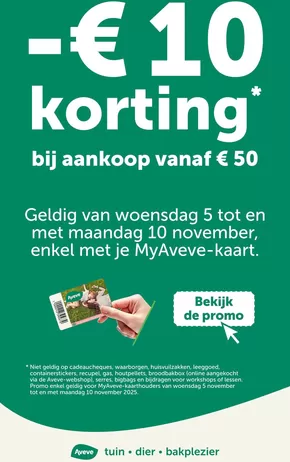 Catalogue AVEVE à Andenne | Folder AVEVE - NL | 2025-11-05T00:00:00.000Z - 2025-11-10T00:00:00.000Z