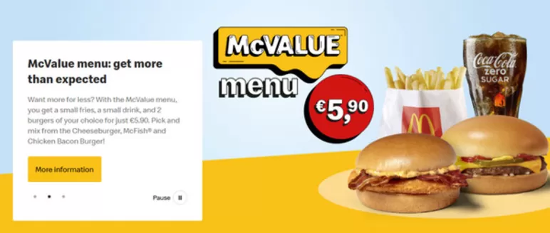 Catalogue McDonald's à Charleroi | McValue | 2025-11-05T00:00:00.000Z - 2025-12-18T00:00:00.000Z