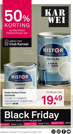 Catalogue Karwei à Anvers | folder Karwei | 2025-11-10T00:00:00.000Z - 2025-11-23T00:00:00.000Z