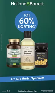 Catalogue Holland & Barrett à Gent | 60% Korting | 2025-11-10T00:00:00.000Z - 2025-11-16T00:00:00.000Z