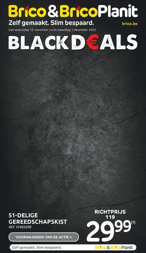 Catalogue Brico Plan-it à Bruxelles | folder Brico Plan-it - NL | 2025-11-12T00:00:00.000Z - 2025-12-01T00:00:00.000Z
