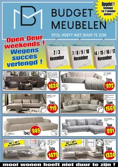 Catalogue Budget Meubelen à Anvers | November Folder | 2025-11-11T00:00:00.000Z - 2025-11-17T00:00:00.000Z