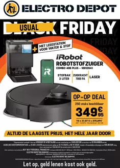 Catalogue Electrodepot à Beersel | Black Friday NL | 2025-11-12T00:00:00.000Z - 2025-11-19T00:00:00.000Z