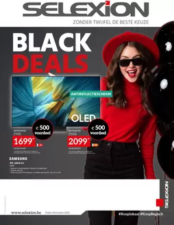 Catalogue Selexion | Tv & Audio Folder Black Deals NL | 2025-11-14T00:00:00.000Z - 2025-12-01T00:00:00.000Z