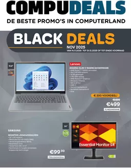 Catalogue Compudeals à Gent | Black Deals | 2025-11-17T00:00:00.000Z - 2025-12-01T00:00:00.000Z