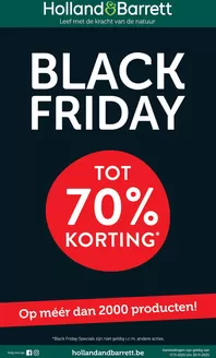 Catalogue Holland & Barrett à Tongres | Black Friday NL | 2025-11-17T00:00:00.000Z - 2025-11-30T00:00:00.000Z