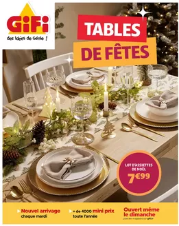 Catalogue GiFi à Schoten | Tables De Fêtes | 2025-11-18T00:00:00.000Z - 2025-12-30T00:00:00.000Z