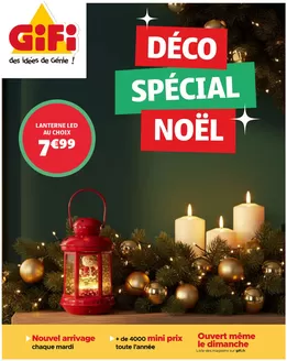 Catalogue GiFi à Schoten | Déco Spécial Noël | 2025-11-18T00:00:00.000Z - 2025-12-30T00:00:00.000Z