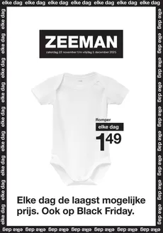 Catalogue Zeeman | Meilleures offres et réductions | 2025-11-22T00:00:00.000Z - 2025-12-05T00:00:00.000Z