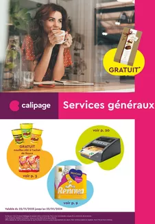 Catalogue Calipage | Services Généraux FR | 2025-11-25T00:00:00.000Z - 2026-01-23T00:00:00.000Z