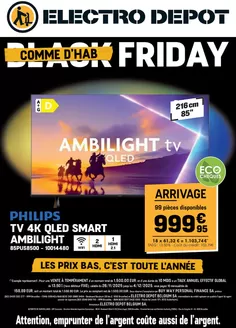Catalogue Electrodepot à Beersel | Friday FR | 2025-11-26T00:00:00.000Z - 2025-12-04T00:00:00.000Z