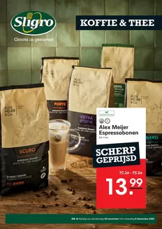 Catalogue Sligro | koffiespecial 16 2025 | 2025-11-20T00:00:00.000Z - 2025-12-08T00:00:00.000Z