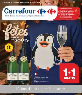 Catalogue Carrefour Market | Meilleures offres pour tous les chasseurs de bonnes affaires | 2025-11-26T00:00:00.000Z - 2026-01-01T00:00:00.000Z