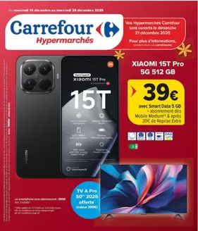 Catalogue Carrefour à Boussu | Offres exclusives et bonnes affaires | 2025-12-10T00:00:00.000Z - 2025-12-24T00:00:00.000Z