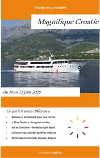 Catalogue Voyages Copine à Bruxelles | Magnifique Croatie | 2025-12-05T00:00:00.000Z - 2026-06-23T00:00:00.000Z