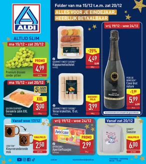 Catalogue Aldi à Saint-Nicolas | Nos meilleures bonnes affaires | 2025-12-15T00:00:00.000Z - 2025-12-20T00:00:00.000Z